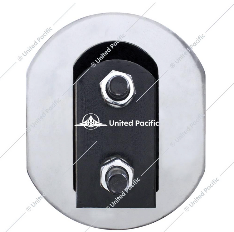 30" Stainless Steel Heavy Duty Mud Flap Hanger - 2-1/2" Bolt Pattern