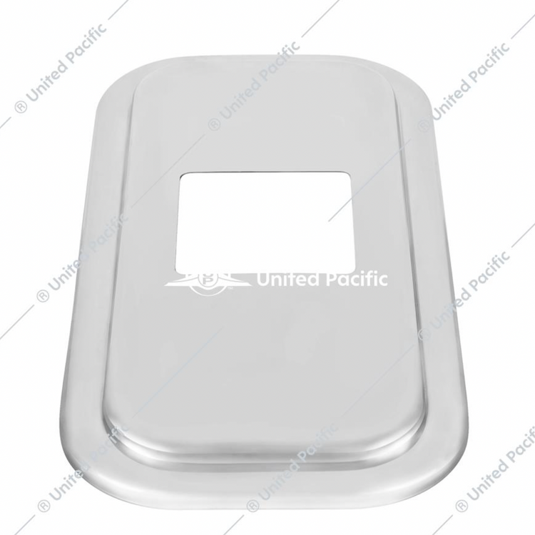 Peterbilt Stainless Steel Shift Plate Cover - 4-7/8" x 4-13/16" Opening