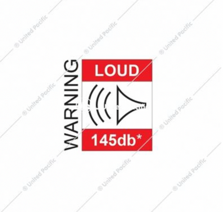 3 Trumpets "Competition Series" Chrome Train Horn