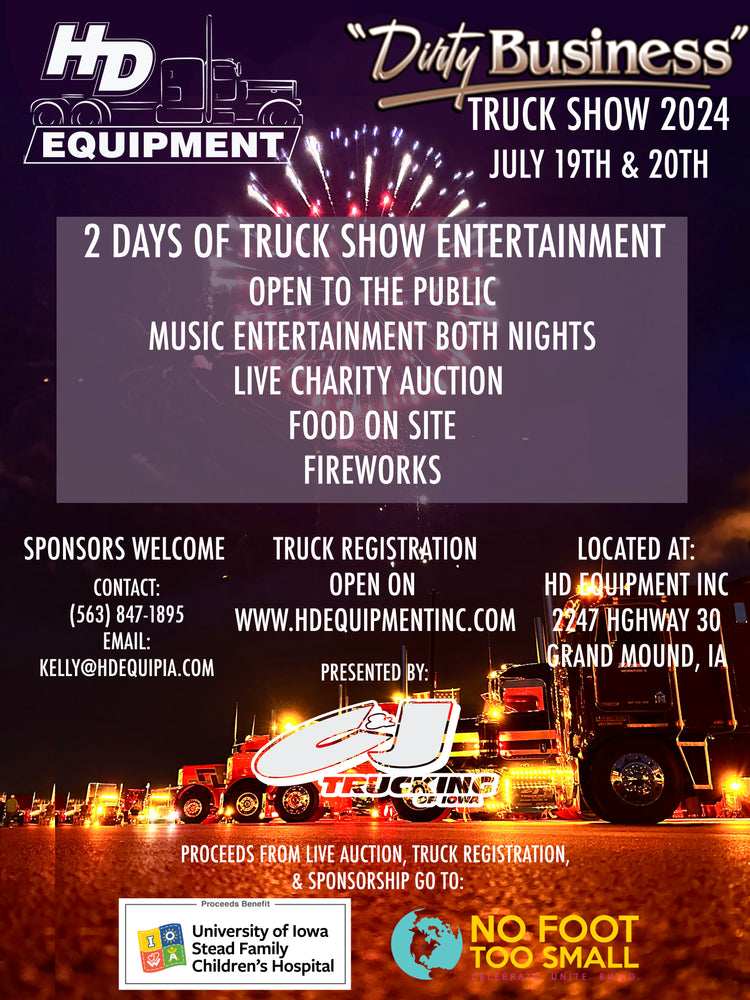 HD "Dirty Business" Truck Show Registration