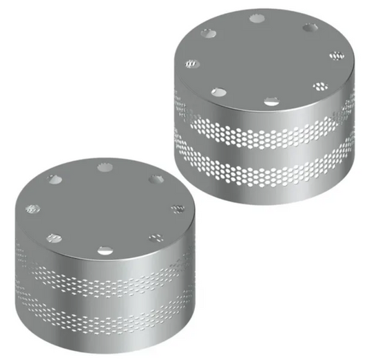 Rear Drive Axle Hub Cover With Flat Top Push-On Lug Nut Covers