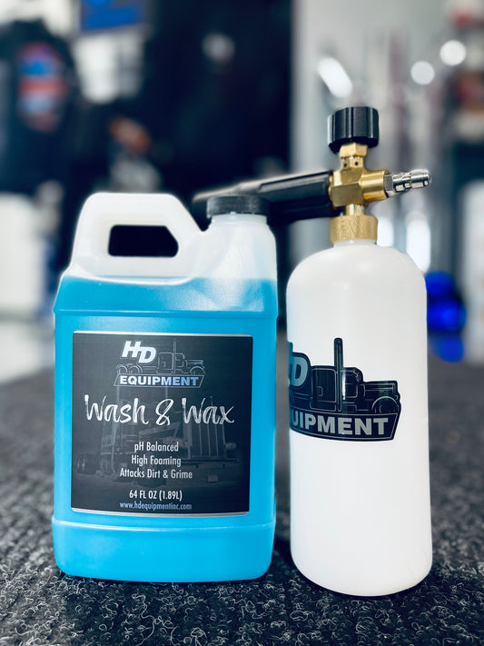 Wash & Wax Foam Cannon Bundle