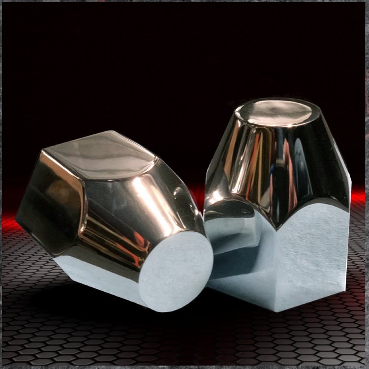 ROCSOLID™ ALUMINUM TAPERED HEXAGON LUG NUT COVERS